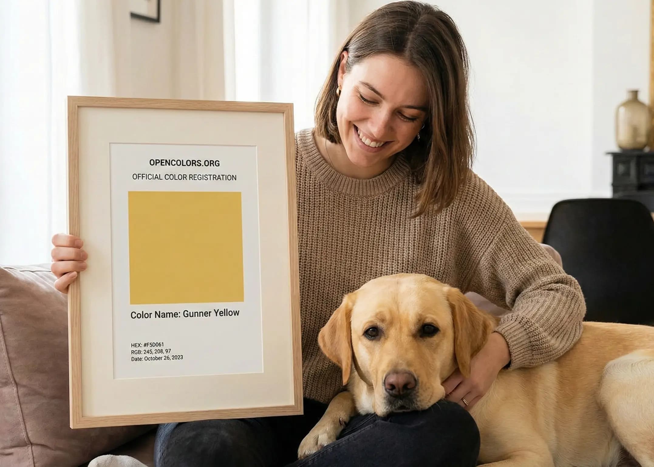 Example Color Certificate